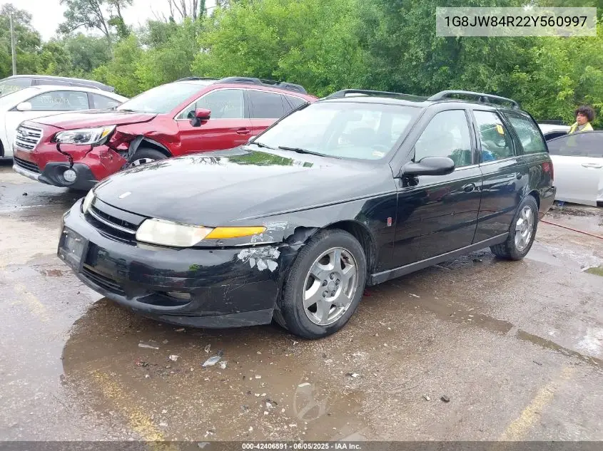 2002 Saturn L-Series Lw300 VIN: 1G8JW84R22Y560997 Lot: 42406591