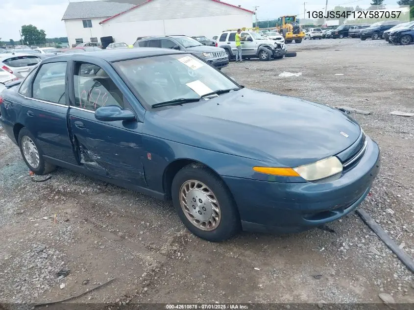 2002 Saturn L-Series L100 VIN: 1G8JS54F12Y587057 Lot: 42610878