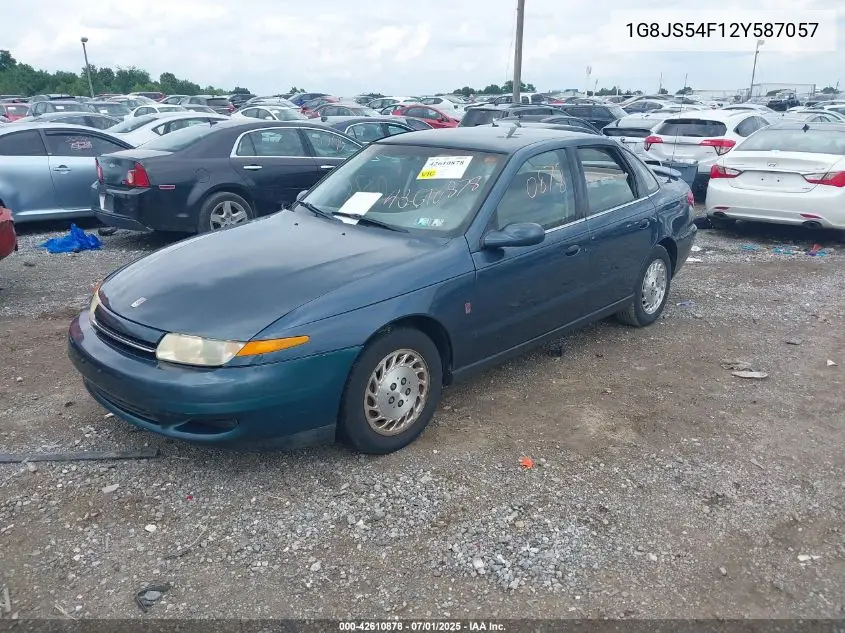 2002 Saturn L-Series L100 VIN: 1G8JS54F12Y587057 Lot: 42610878