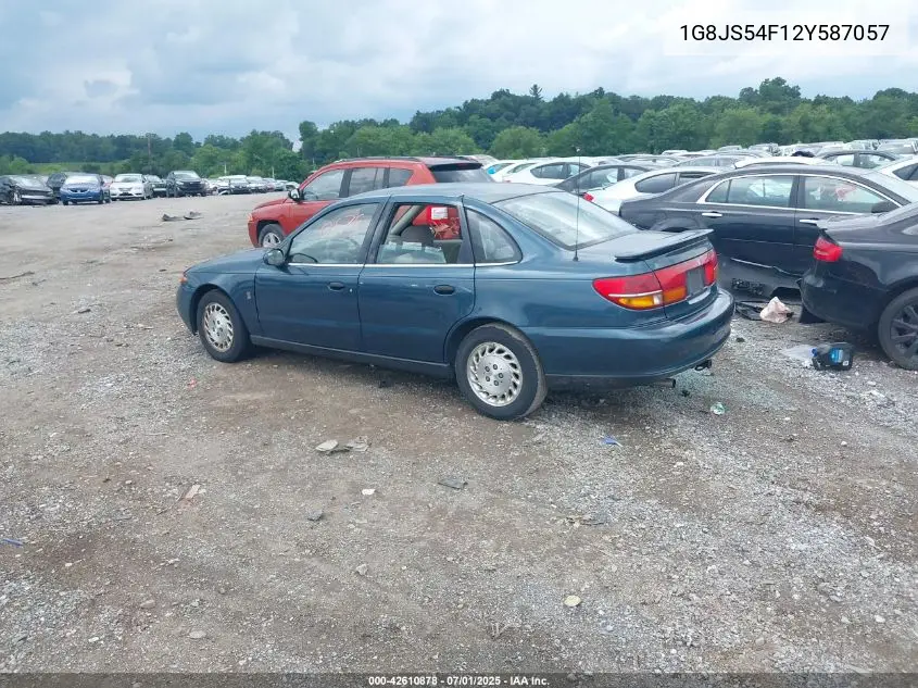 2002 Saturn L-Series L100 VIN: 1G8JS54F12Y587057 Lot: 42610878