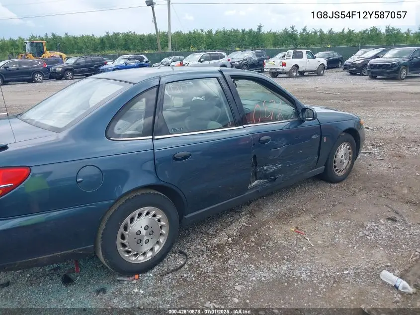 2002 Saturn L-Series L100 VIN: 1G8JS54F12Y587057 Lot: 42610878