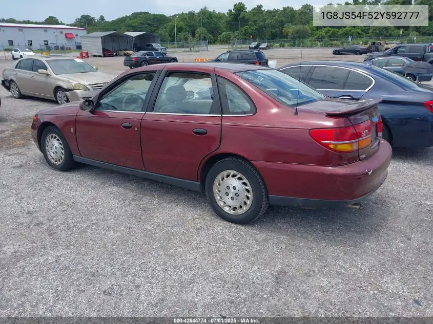 2002 Saturn L-Series L100 VIN: 1G8JS54F52Y592777 Lot: 42644774