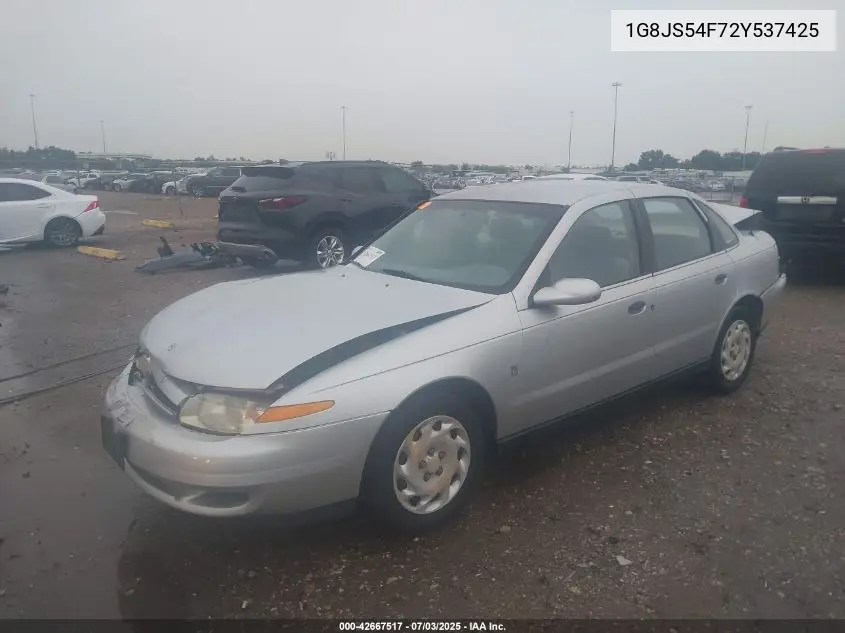 2002 Saturn L-Series L100 VIN: 1G8JS54F72Y537425 Lot: 42667517