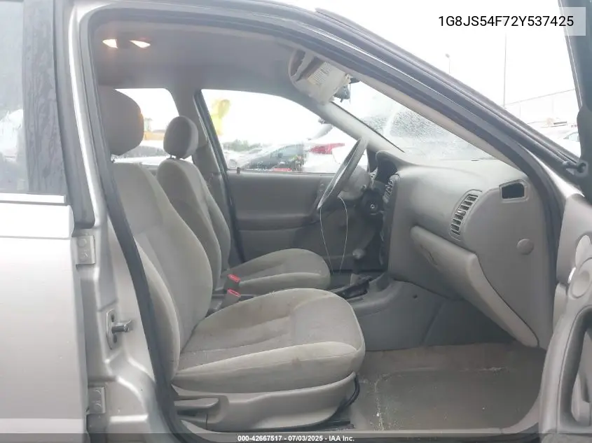 2002 Saturn L-Series L100 VIN: 1G8JS54F72Y537425 Lot: 42667517