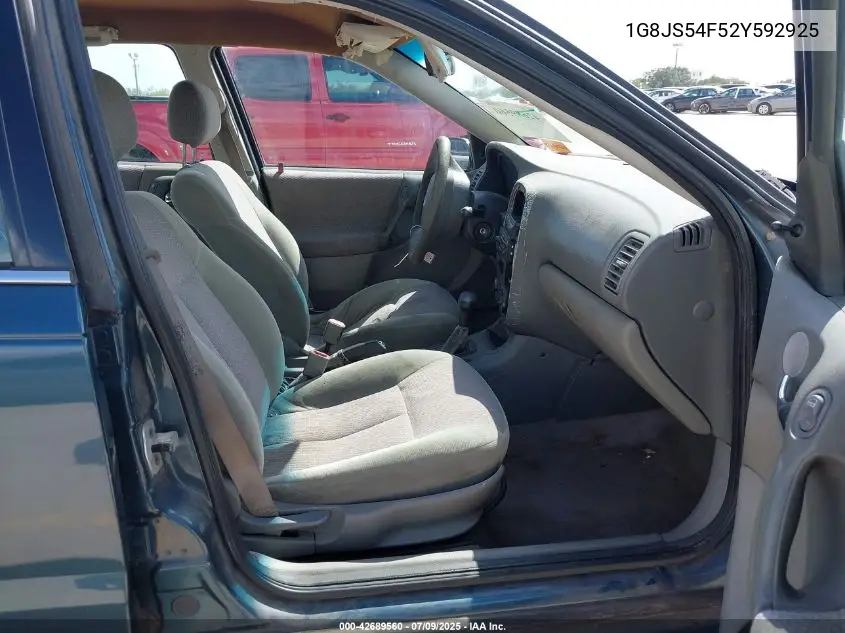 2002 Saturn L-Series L100 VIN: 1G8JS54F52Y592925 Lot: 42689560