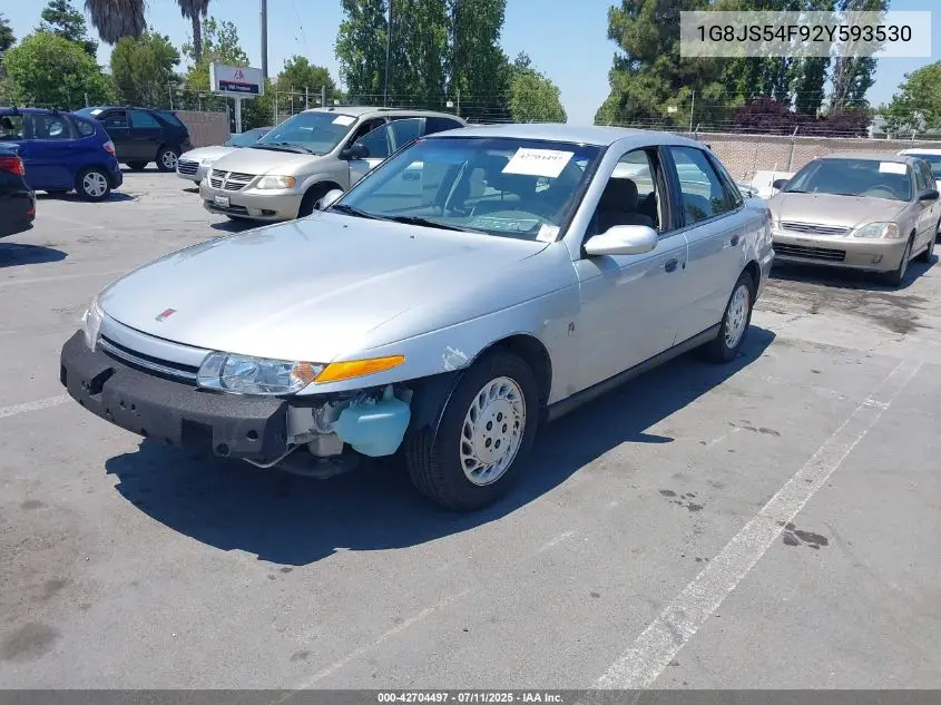 2002 Saturn L-Series L100 VIN: 1G8JS54F92Y593530 Lot: 42704497