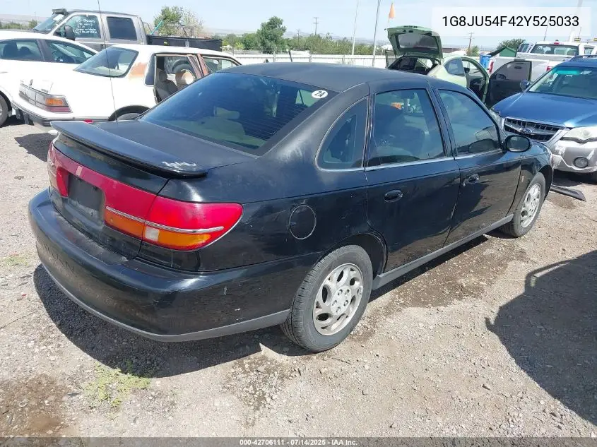 2002 Saturn L-Series L200 VIN: 1G8JU54F42Y525033 Lot: 42706111