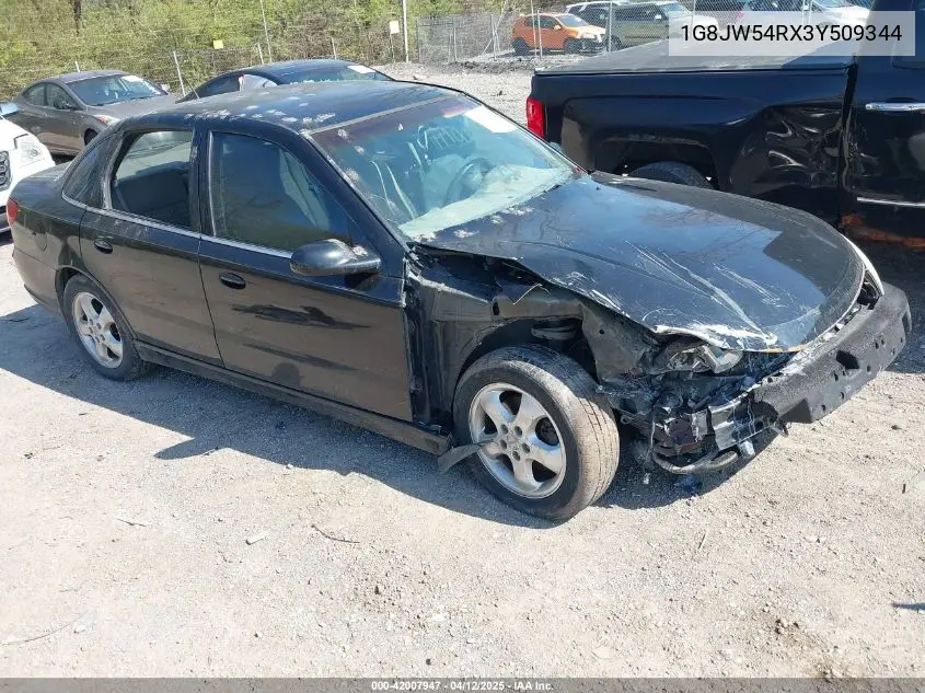 2003 Saturn L300 VIN: 1G8JW54RX3Y509344 Lot: 42007947