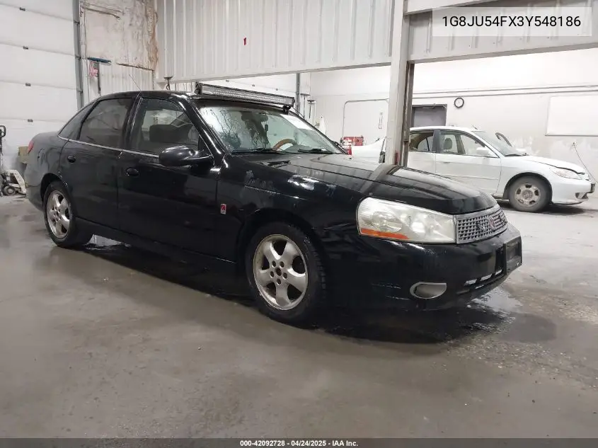 2003 Saturn L-Series L200 VIN: 1G8JU54FX3Y548186 Lot: 42092728