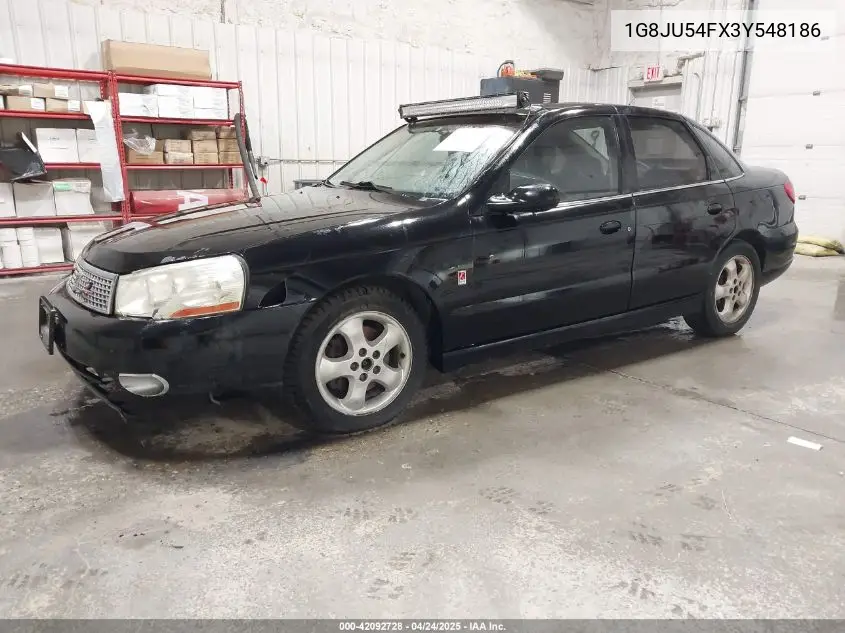 2003 Saturn L-Series L200 VIN: 1G8JU54FX3Y548186 Lot: 42092728