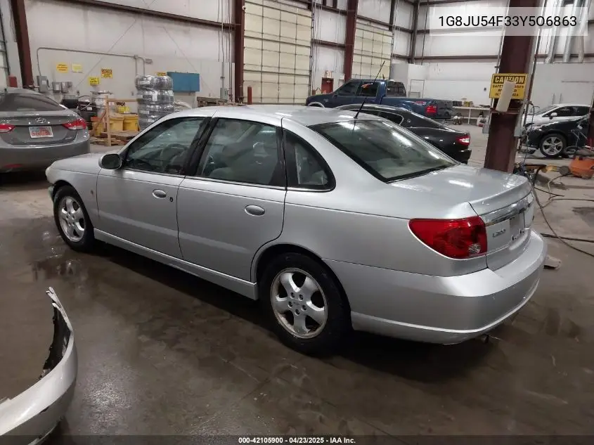 2003 Saturn L-Series L200 VIN: 1G8JU54F33Y5O6863 Lot: 42105900