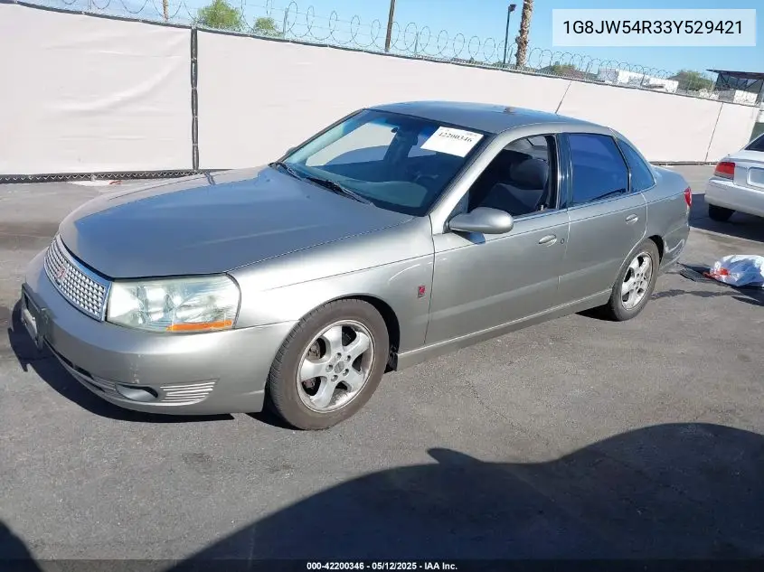 2003 Saturn L300 VIN: 1G8JW54R33Y529421 Lot: 42200346