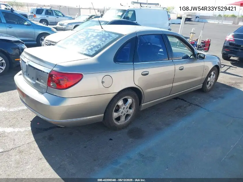 2003 Saturn L300 VIN: 1G8JW54R33Y529421 Lot: 42200346