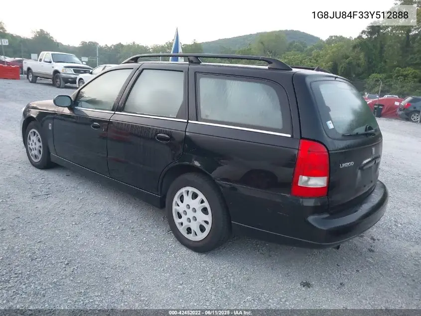 2003 Saturn L-Series Lw200 VIN: 1G8JU84F33Y512888 Lot: 42452022