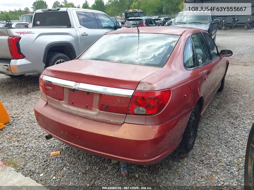 2003 Saturn L-Series L200 VIN: 1G8JU54F63Y555667 Lot: 42464139