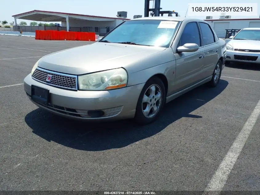 2003 Saturn L-Series L300 VIN: 1G8JW54R33Y529421 Lot: 42627218