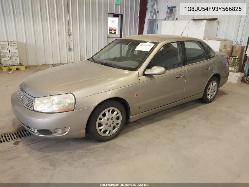 2003 Saturn L-Series L200 VIN: 1G8JU54F93Y566825 Lot: 42649202