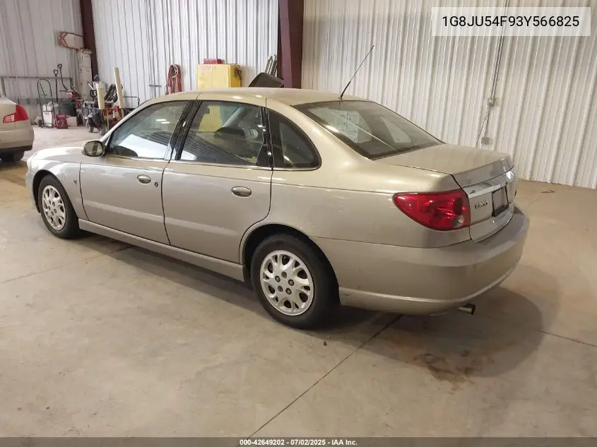 2003 Saturn L-Series L200 VIN: 1G8JU54F93Y566825 Lot: 42649202