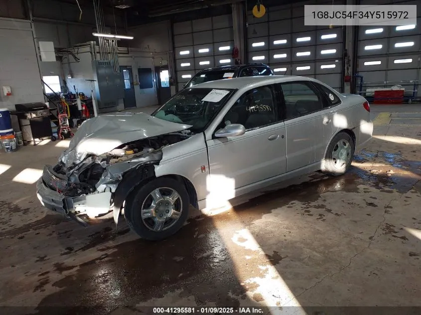 2004 Saturn L300 1 VIN: 1G8JC54F34Y515972 Lot: 41295581