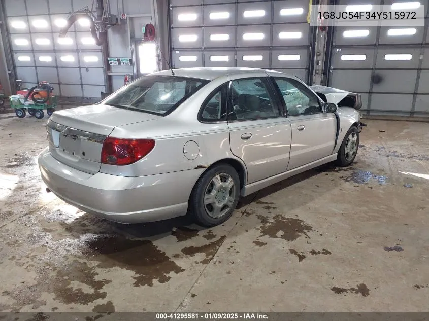 2004 Saturn L300 1 VIN: 1G8JC54F34Y515972 Lot: 41295581