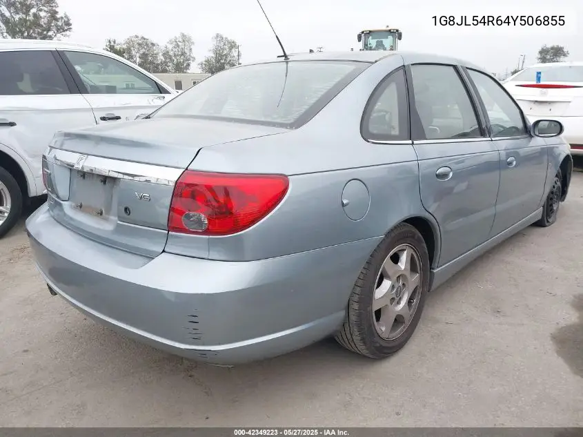 2004 Saturn L300 3 VIN: 1G8JL54R64Y506855 Lot: 42349223
