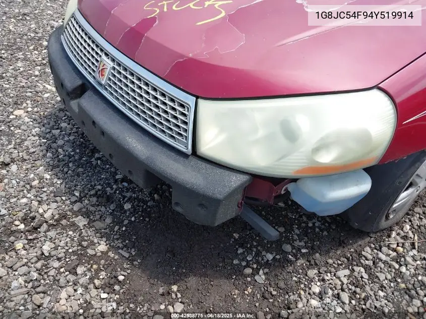 2004 Saturn L300 1 VIN: 1G8JC54F94Y519914 Lot: 42538775