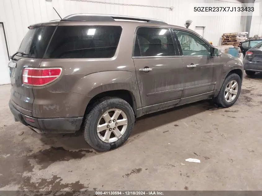 2007 Saturn Outlook Xr VIN: 5GZER237X7J133433 Lot: 41130594