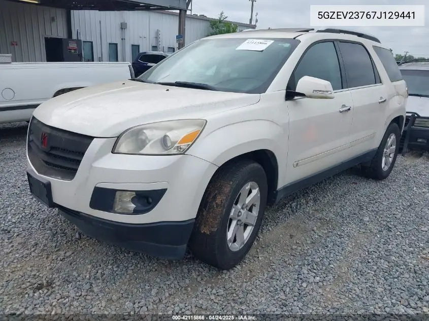 2007 Saturn Outlook Xr VIN: 5GZEV23767J129441 Lot: 42115866
