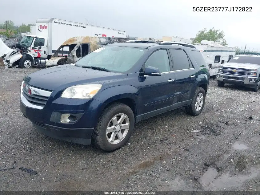 2007 Saturn Outlook Xr VIN: 5GZER23777J172822 Lot: 42147166