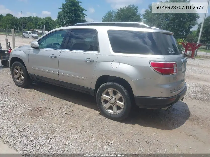 2007 Saturn Outlook Xr VIN: 5GZER23707J102577 Lot: 42552830