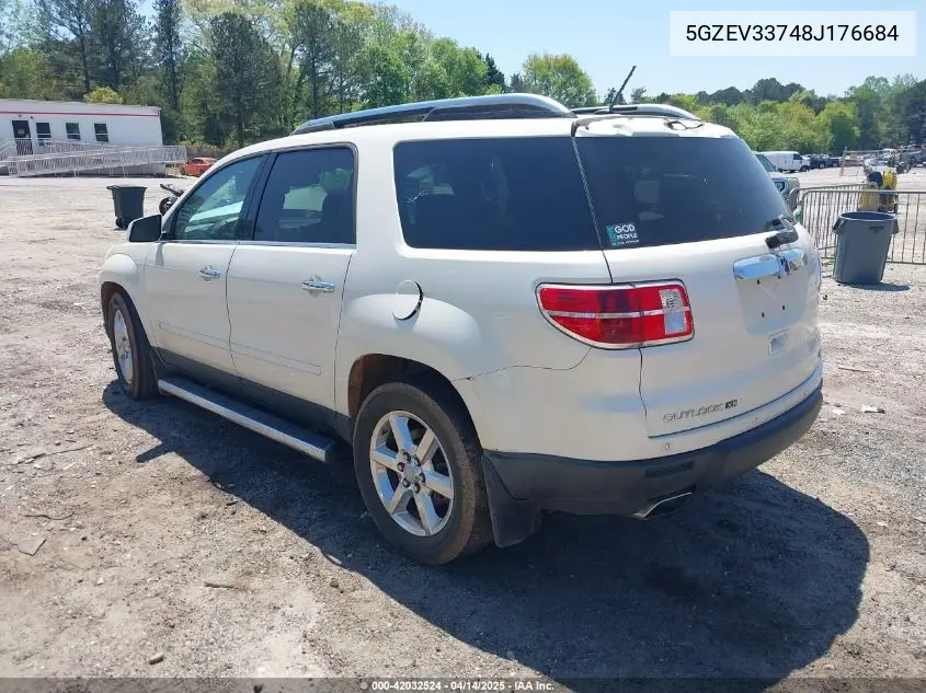 2008 Saturn Outlook Xr VIN: 5GZEV33748J176684 Lot: 42032524