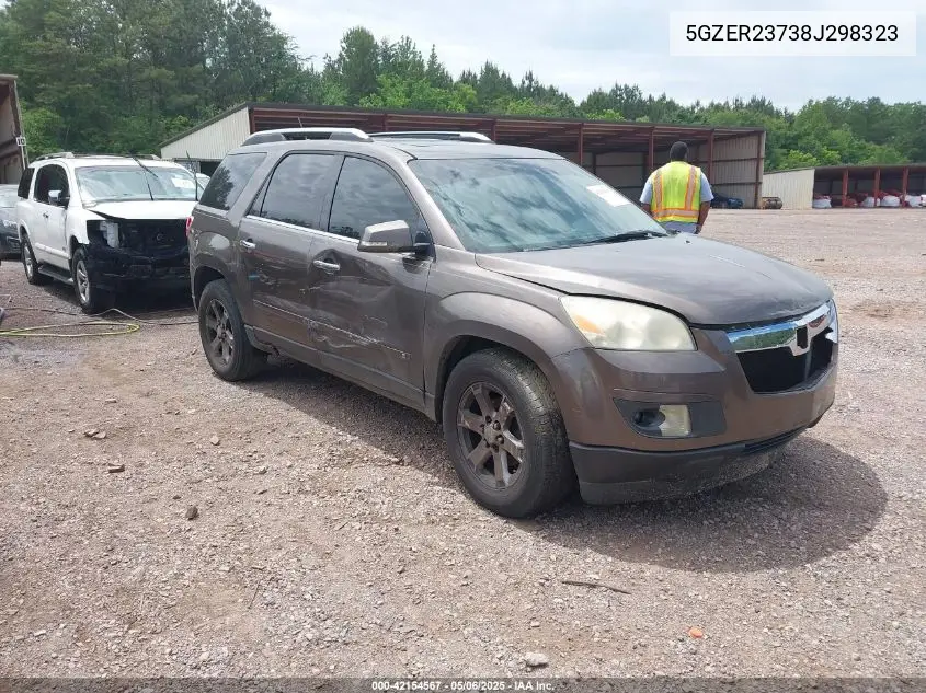 2008 Saturn Outlook Xr VIN: 5GZER23738J298323 Lot: 42154567