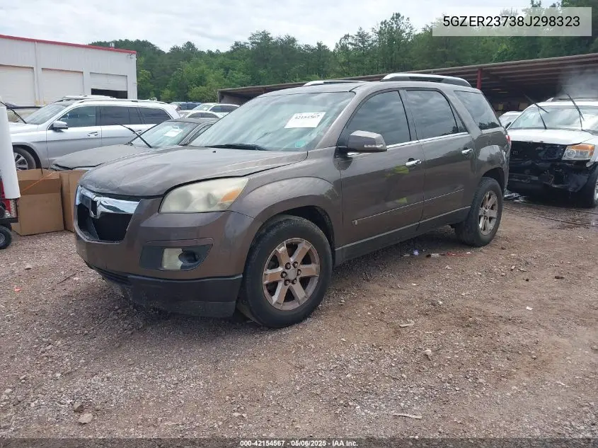 2008 Saturn Outlook Xr VIN: 5GZER23738J298323 Lot: 42154567