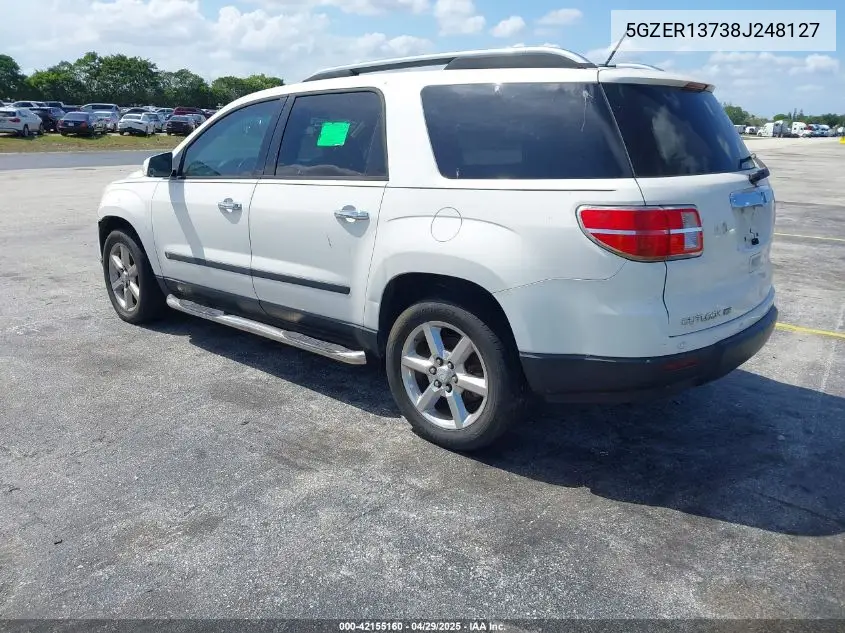 2008 Saturn Outlook Xe VIN: 5GZER13738J248127 Lot: 42155160