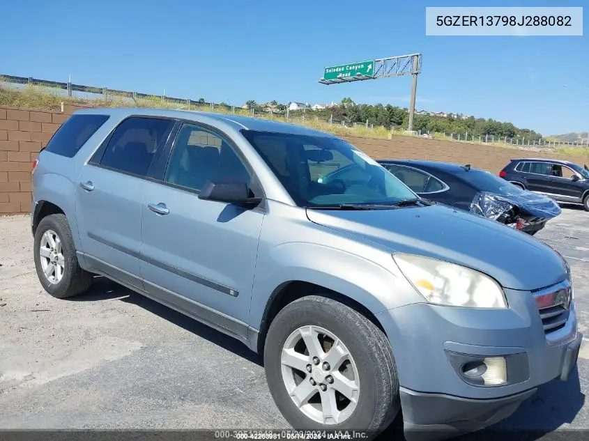 2008 Saturn Outlook Xe VIN: 5GZER13798J288082 Lot: 42263981