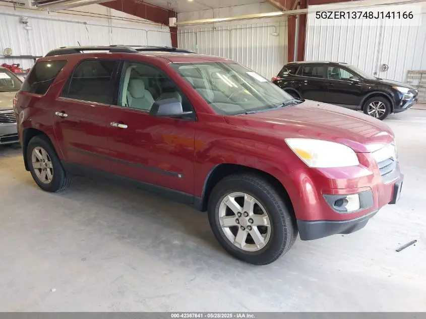 2008 Saturn Outlook Xe VIN: 5GZER13748J141166 Lot: 42367641