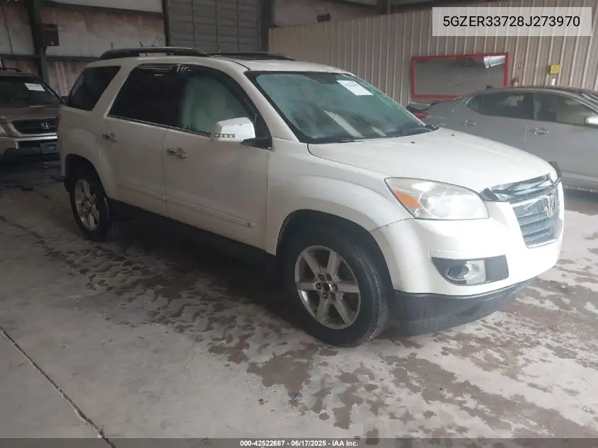 2008 Saturn Outlook Xr VIN: 5GZER33728J273970 Lot: 42522687