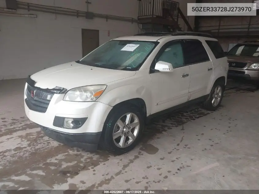 2008 Saturn Outlook Xr VIN: 5GZER33728J273970 Lot: 42522687