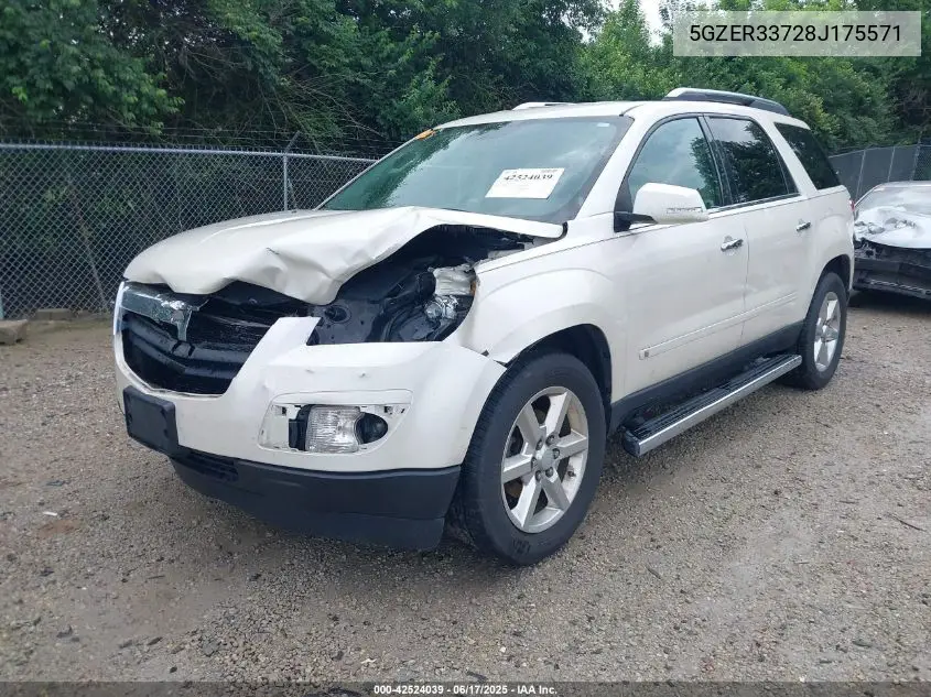 2008 Saturn Outlook Xr VIN: 5GZER33728J175571 Lot: 42524039