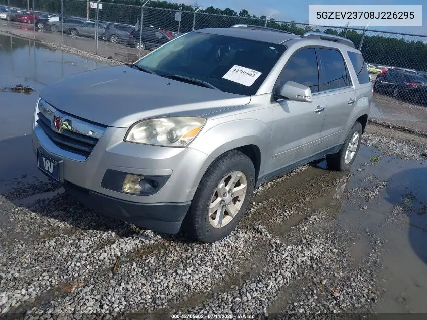 2008 Saturn Outlook Xr VIN: 5GZEV23708J226295 Lot: 42705602