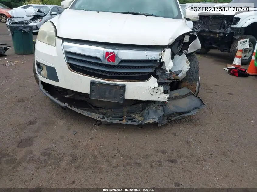 2008 Saturn Outlook Xr VIN: 5GZER23758J128240 Lot: 42760051