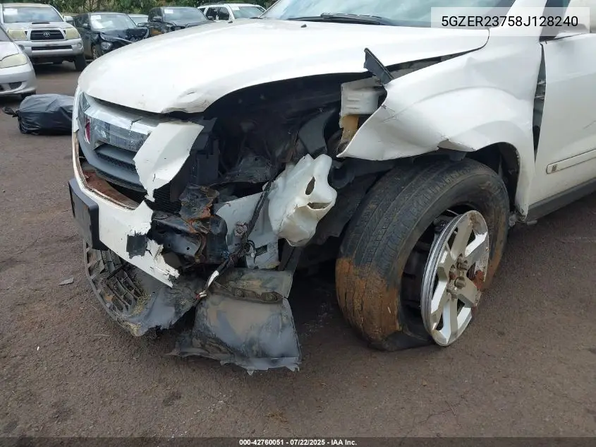 2008 Saturn Outlook Xr VIN: 5GZER23758J128240 Lot: 42760051
