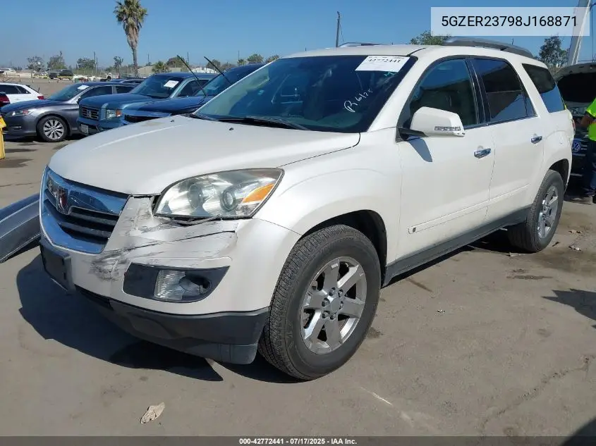 2008 Saturn Outlook Xr VIN: 5GZER23798J168871 Lot: 42772441