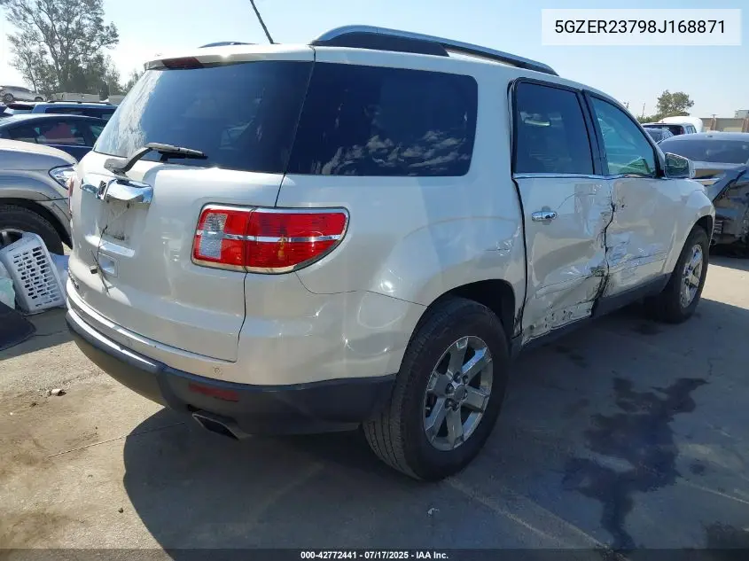 2008 Saturn Outlook Xr VIN: 5GZER23798J168871 Lot: 42772441
