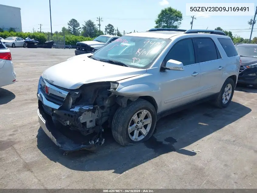 2009 Saturn Outlook Xr VIN: 5GZEV23D09J169491 Lot: 42076871