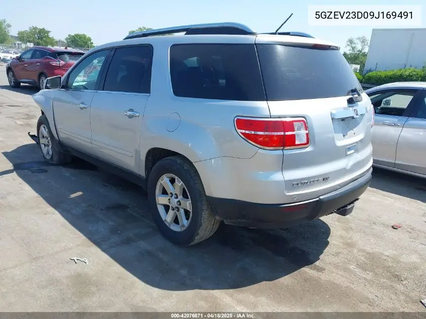 2009 Saturn Outlook Xr VIN: 5GZEV23D09J169491 Lot: 42076871