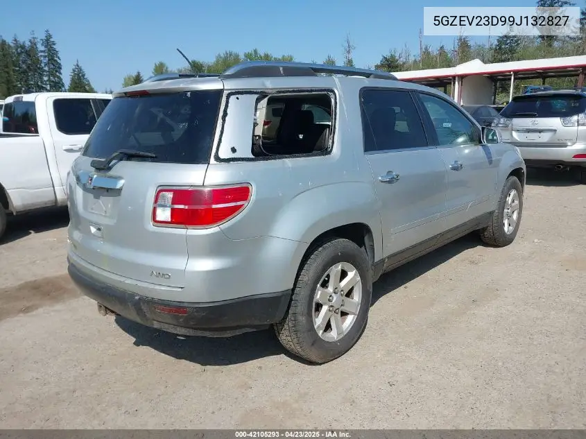 2009 Saturn Outlook Xr VIN: 5GZEV23D99J132827 Lot: 42105293