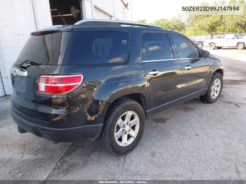 2009 Saturn Outlook Xr VIN: 5GZER23D99J147994 Lot: 42468856
