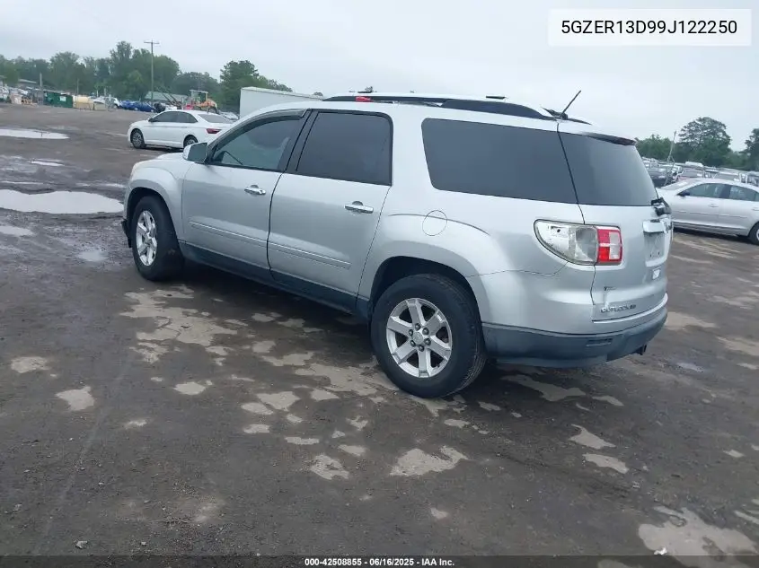 2009 Saturn Outlook Xe VIN: 5GZER13D99J122250 Lot: 42508855