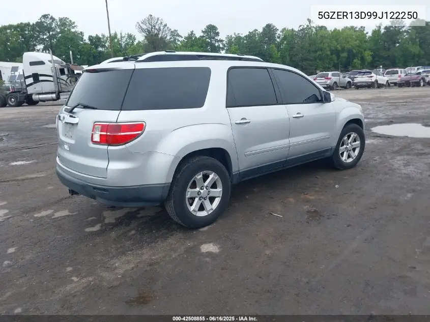 2009 Saturn Outlook Xe VIN: 5GZER13D99J122250 Lot: 42508855